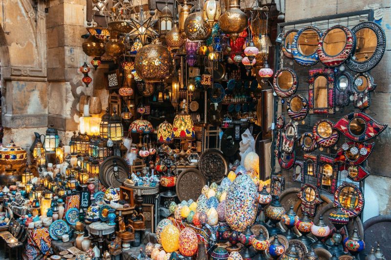 Luxury Egypt tour experience at Khan el-Khalili Bazaar